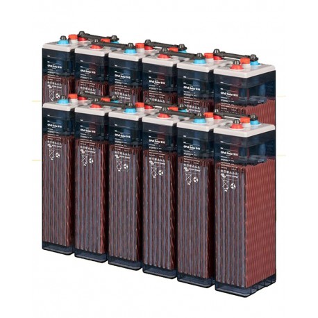 12 Batteries solaire 660Ah 