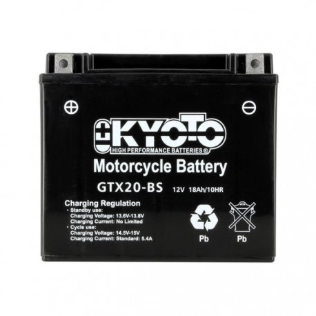 Batterie moto 12 V 18 AH YTX20-BS