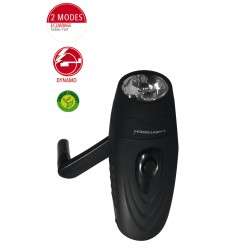 LAMPE  DYNAMO 5 LED finition gomme 