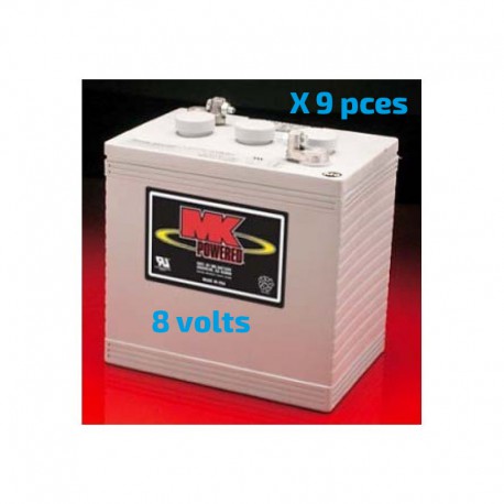 PACK BATTERIE GEM ELXD 72 VOLTS GEL