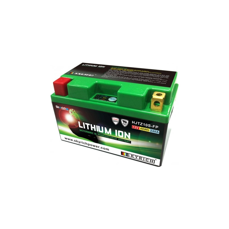 Batterie Lithium moto YTZ10S / HJTZ10S-FP 12V 9AH