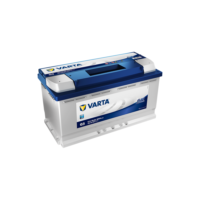 Batterie VARTA BLUE dynamic 12v 95ah 800Amp G3 - Accus-Service - Achat Batterie  VARTA BLUE dynamic 12v 95ah 800Amp G3