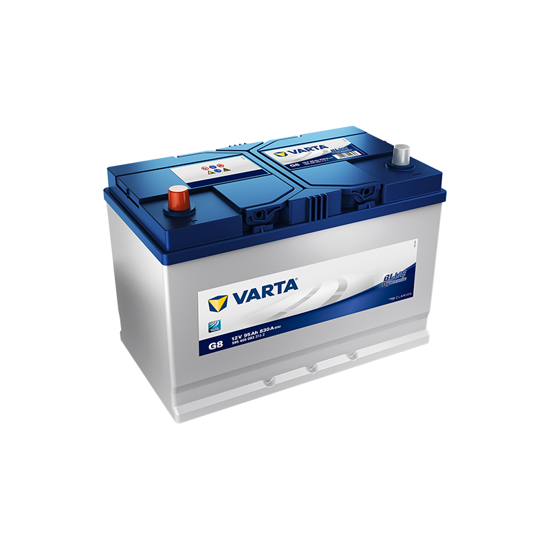 Batterie VARTA BLUE dynamic 12v 95Ah 800Amp G8 - Accus-Service - Achat  Batterie VARTA BLUE dynamic 12v 95Ah 800Amp G8