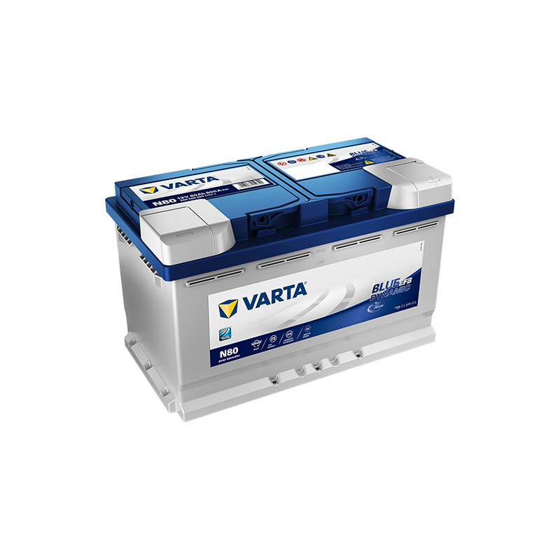 Varta Start-Stop Blue Dynamic EFB 580 500 080 N80 12V 80Ah 800A/EN