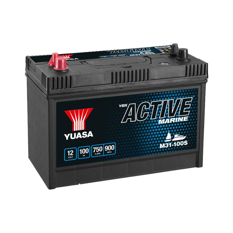 Batterie décharge lente Power Battery 12v 100ah double borne