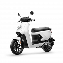 Scooter Électrique 125cm3 NIU 2022 MQi GT Evo Blanc Front Side