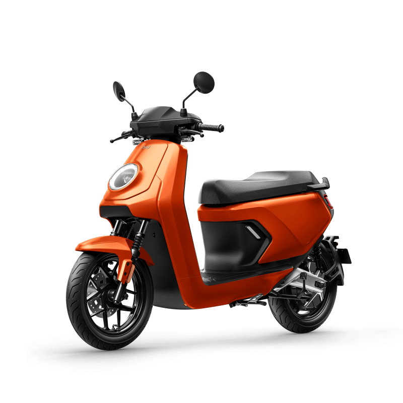 Scooter Électrique 125cm3 NIU 2022 MQi GT Evo Orange Front Side