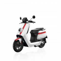 Scooter Électrique NIU NQi GTS Noir Side Front