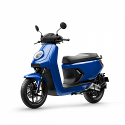 Scooter Électrique NIU 2022 MQi GT Extended Range Bleu Side Front
