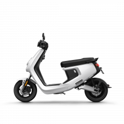 Scooter Électrique NIU 2022 MQi+ Sport Blanc Side