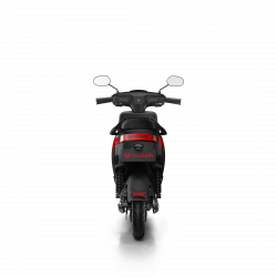 Scooter Électrique NIU 2022 MQi+ Sport Rouge/Noir Back