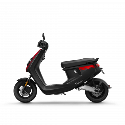 Scooter Électrique NIU 2022 MQi+ Sport Rouge/Noir Side