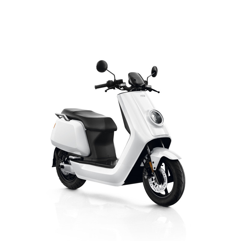 Scooter Électrique NIU NQi Sport Blanc Side Front