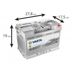 VARTA A7 Silver Dynamic (E39) AGM Autobatterie 12V 70Ah