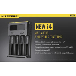 Chargeur Nitecore NCI4 Nouvelles Fonctions