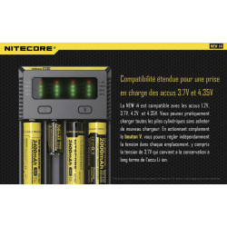 Chargeur Nitecore NCI4 Compatibilité