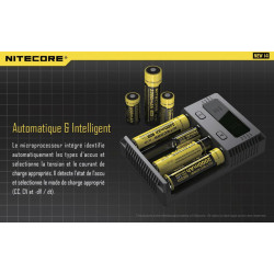 Chargeur Nitecore NCI4 Automatique & Intelligent