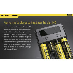 Chargeur Nitecore NCI4 Charge Optimisé