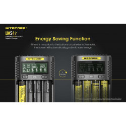 Chargeur Intelligent NITECORE UMS4 Energy Saving Function