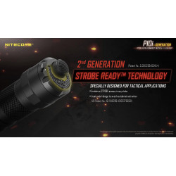 Lampe Torche LED Nitecore P10I Strobe Ready Technology