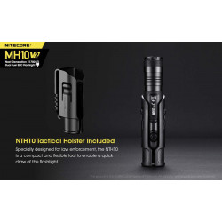 Lampe Torche Nitecore MH10V2 Tactical Holster Included