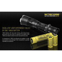 Lampe Torche Nitecore MH27UV 18650 battery