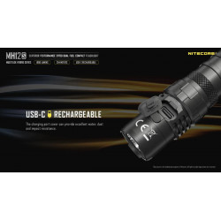 Lampe Torche Nitecore MH12S USB-C Rechargeable