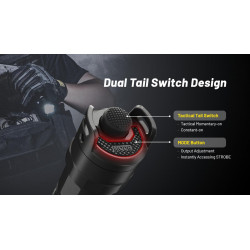 Lampe Torche Nitecore P23I Dual Tail Switch Design