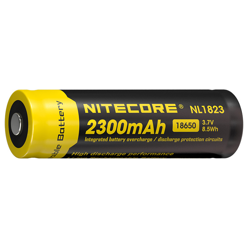 Nitecore Accus Li-ion 18650 - 2300mAh - 3,7V - 8,5Wh