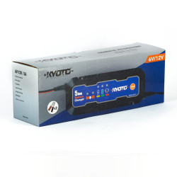Chargeur Batterie Moto, Scooter, Voiture 6V & 12V 5A KYOTO Boite
