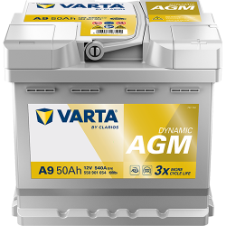 BATTERIE VARTA A9 AGM START AND STOP