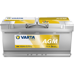 Batterie Auto Varta A4 AGM / xEV 12V 105Ah L6 Start and stop