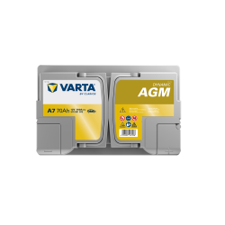 Batterie Auto Varta A7 AGM / xEV 12V 70Ah L3 Top