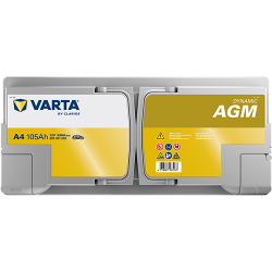 Batterie Auto Varta A4 AGM / xEV 12V 105Ah L6 Start and stop Top