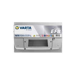 BATTERIE AUTO VARTA DYNAMIC EFB N70 12V 70AH Start and stop Top