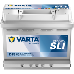 Batterie Auto VARTA Dynamic SLI D15 12V 63Ah 610A 563 400 061