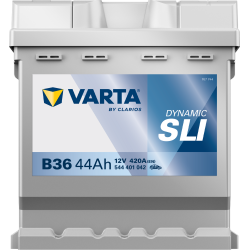 Batterie Auto VARTA Dynamic SLI B36 12v 44aH 420A 544401042 Front