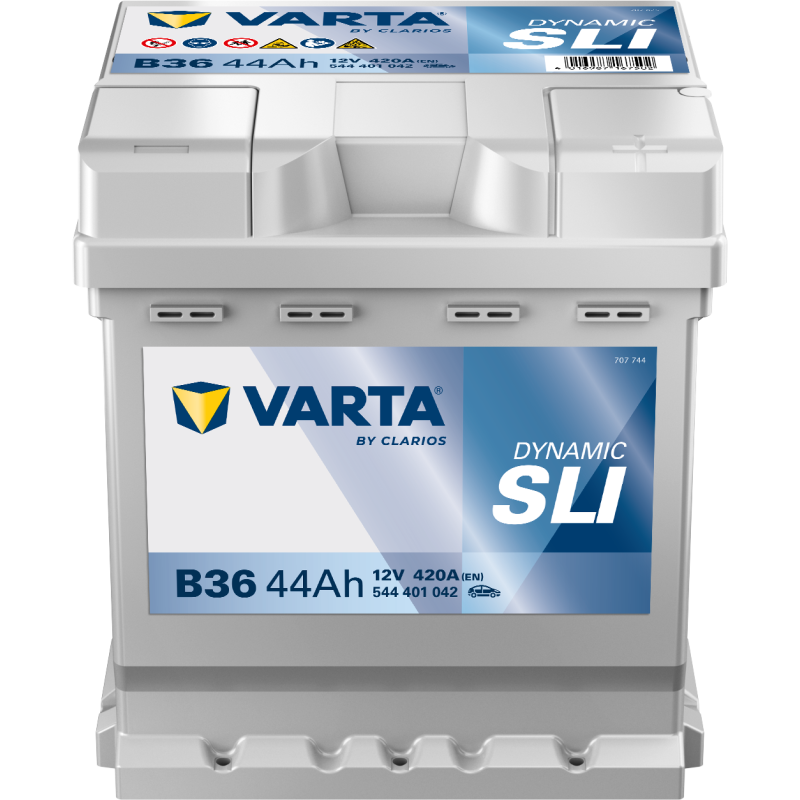 Batterie Auto VARTA Dynamic SLI B36 12v 44aH 420A 544401042