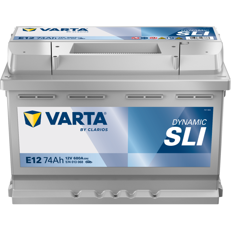 Batterie Auto VARTA Dynamic SLI E12 12V 74Ah 680A 574013068