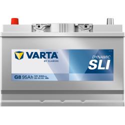 Batterie Auto VARTA Dynamic SLI G8 12V 95Ah 830A 595405083 Front