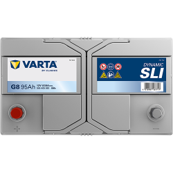 Batterie Auto VARTA Dynamic SLI G8 12V 95Ah 830A 595405083 Top