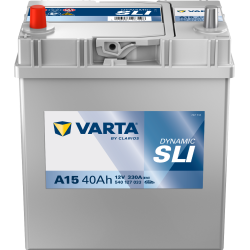 Batterie Auto VARTA Dynamic SLI A15 12V 40Ah 330A 540127033