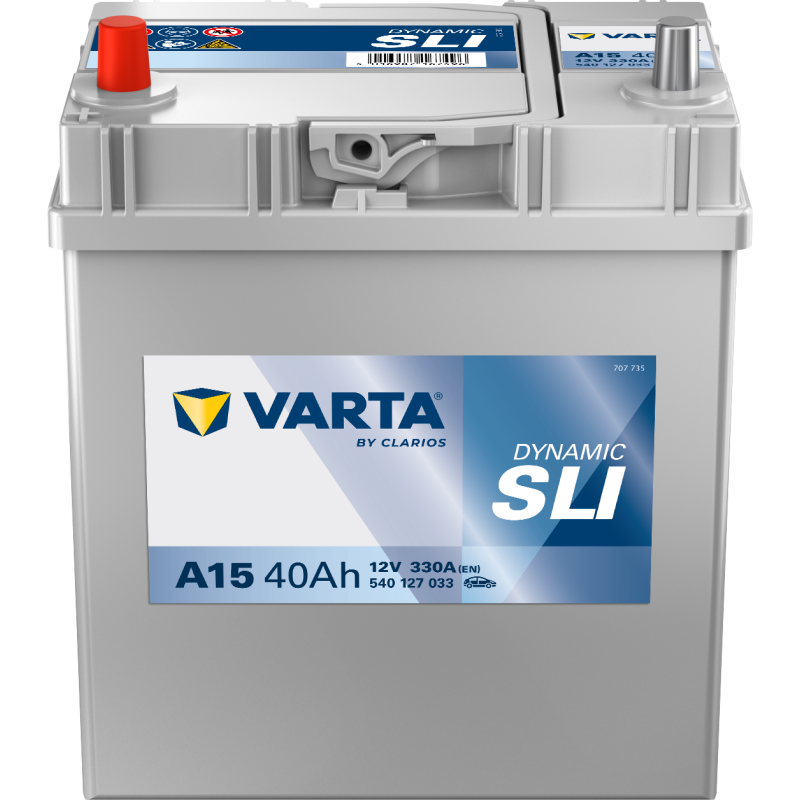 Batterie Auto VARTA Dynamic SLI A15 12V 40Ah 330A 540127033