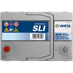 Batterie Auto VARTA Dynamic SLI A15 12V 40Ah 330A 540127033 Top