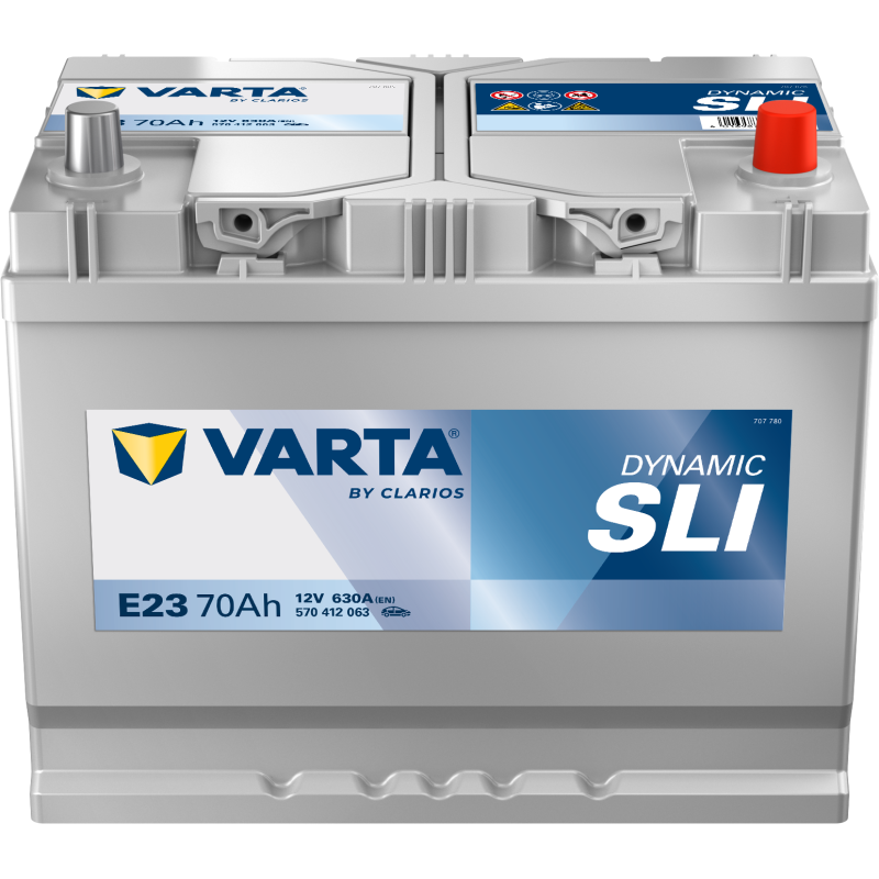 Batterie Auto VARTA Dynamic SLI E23 12V 70Ah 630A 570412063