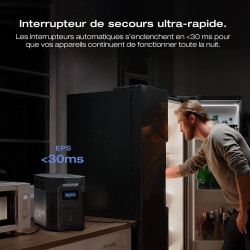 Station Électrique Portable ECOFLOW DELTA 2 MAX 2048Wh Interrupteur de secours ultra-rapide