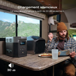 Station Électrique Portable ECOFLOW DELTA 2 MAX 2048Wh Chargement Silencieux