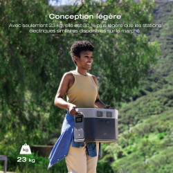 Station Électrique Portable ECOFLOW DELTA 2 MAX 2048Wh Conception légère