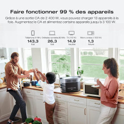 Station Électrique Portable ECOFLOW DELTA 2 MAX 2048Wh Fonctionnement