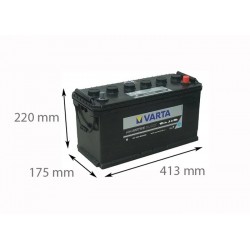 Batterie VARTA PRO motive BLACK 12V 610050085